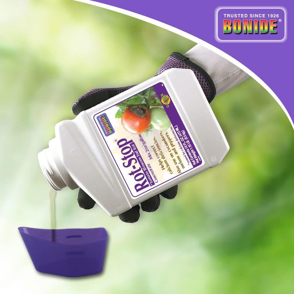 Indoor and outdoor use of Rot-Stop for blossom end rot prevention.