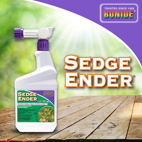 Bonide Sedge Ender safe on common lawn grasses like bluegrass.