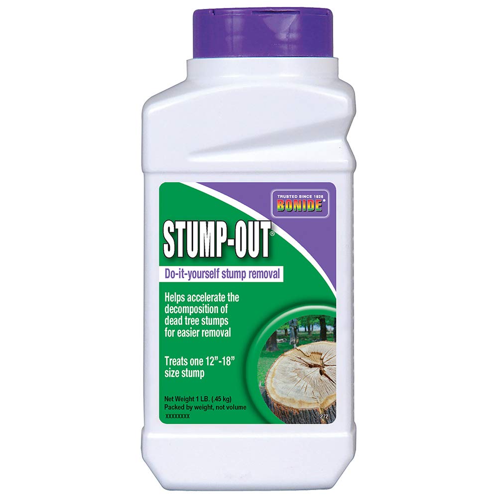 Bonide Stump-Out granules bag speeds stump decomposition for easier removal