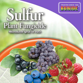 Bonide sulfur plant fungicide-animals-use indicates safe nearby animals like dogs and poultry.