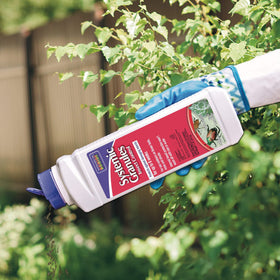 Bonide Systemic Granules Insect Killer for hanging baskets and containers.
