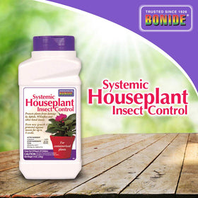 Bonide Systemic Houseplant Insect Control bottle and cap for storage.