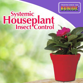 Bonide Systemic Houseplant Insect Control provides long-lasting pest protection.