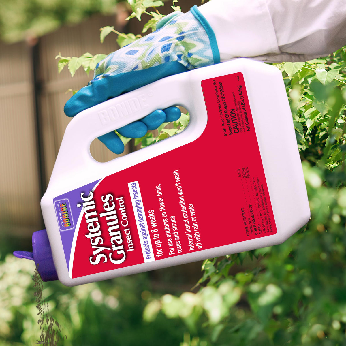 Not for edible herbs, vegetables, or fruit-bearing plants.