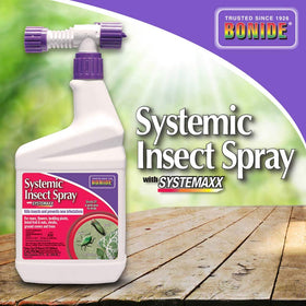 Bonide Systemic Insect Spray using Twist and Shoot sprayer reaches ornamental plants