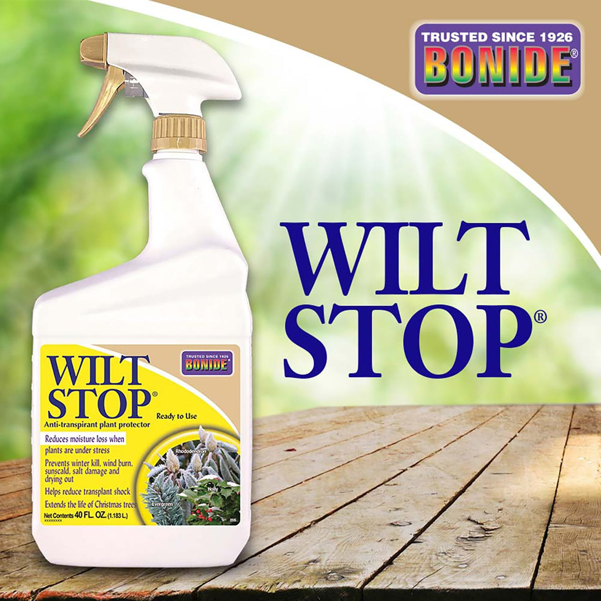 Bonide Wilt Stop vegetable garden application supports healthier leaves
