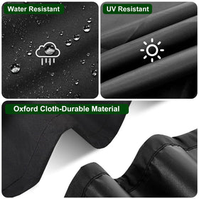 Bonnary cover top seams closeup highlights sealed seams for rain protection