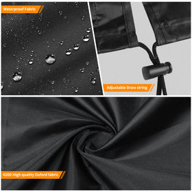 Bonnary waterproof Oxford 420D cover keeps rain and snow away from components.