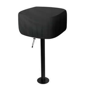 Bonnary Heavy Duty Park Cover top view protecting a rectangular grill from rain and dust