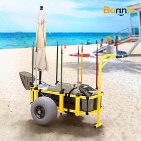 Bonnlo cart includes a mesh bag and cushioned handle for easy access.