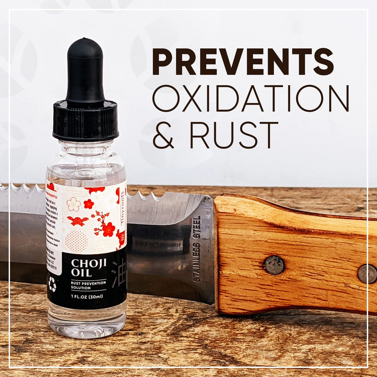 Bonsai Outlet Choji Oil lint-free cloth for smooth buffing and shine.