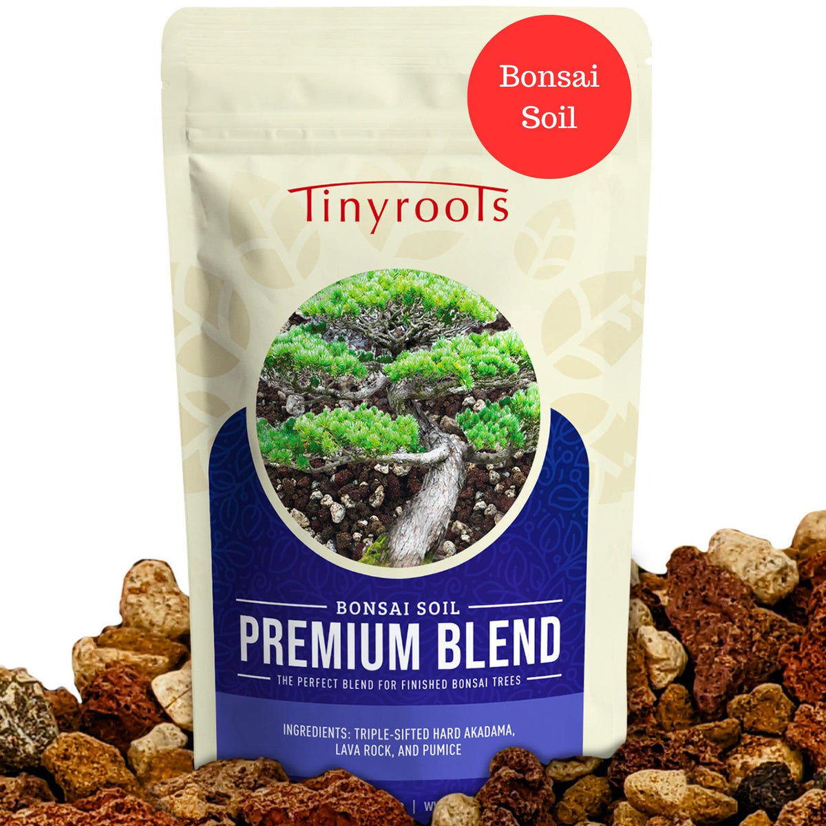 Bonsai Outlet premium bonsai soil blend with akadama lava pumice for finished trees