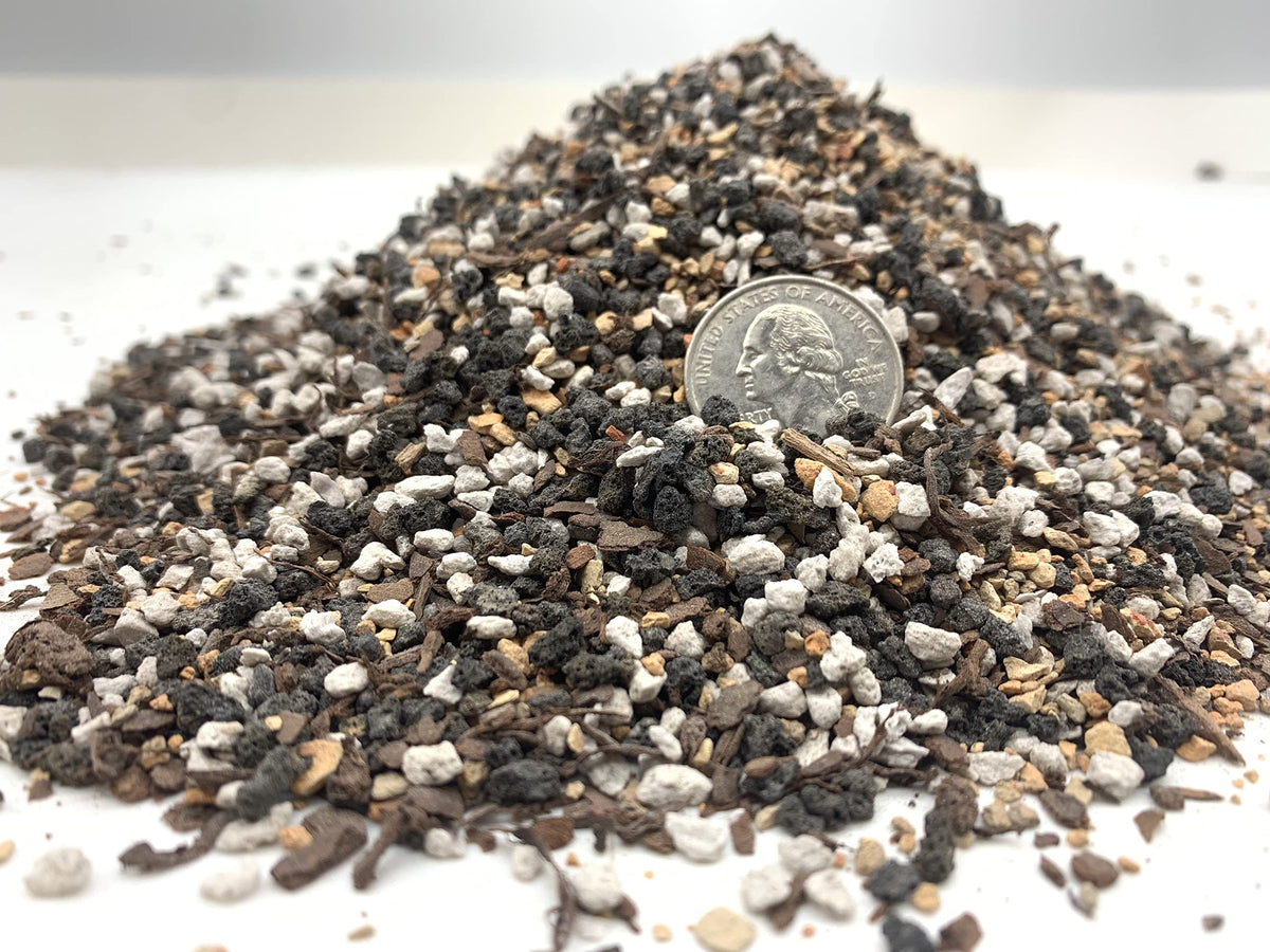 The Bonsai Supply bonsai soil 2qt bag front, ready-to-use for easy repotting.