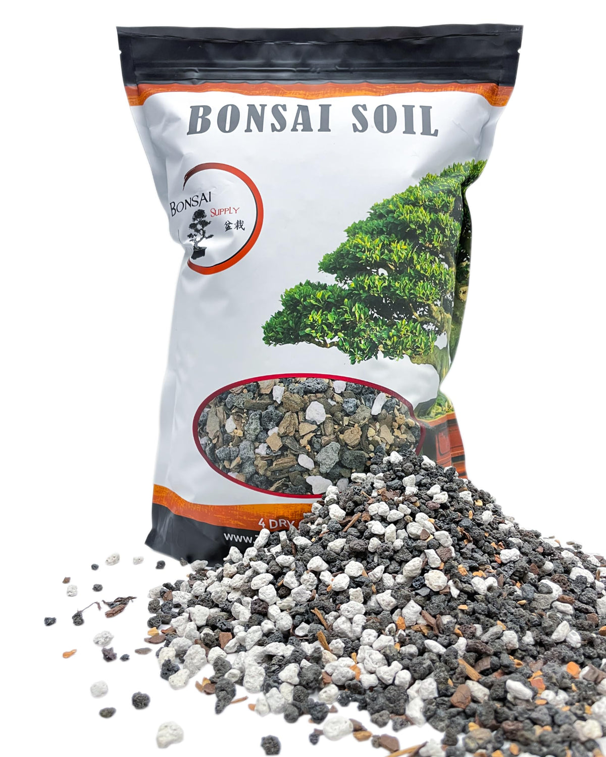 The Bonsai Supply ready-to-use Bonsai Soil mix for quick repotting and drainage.