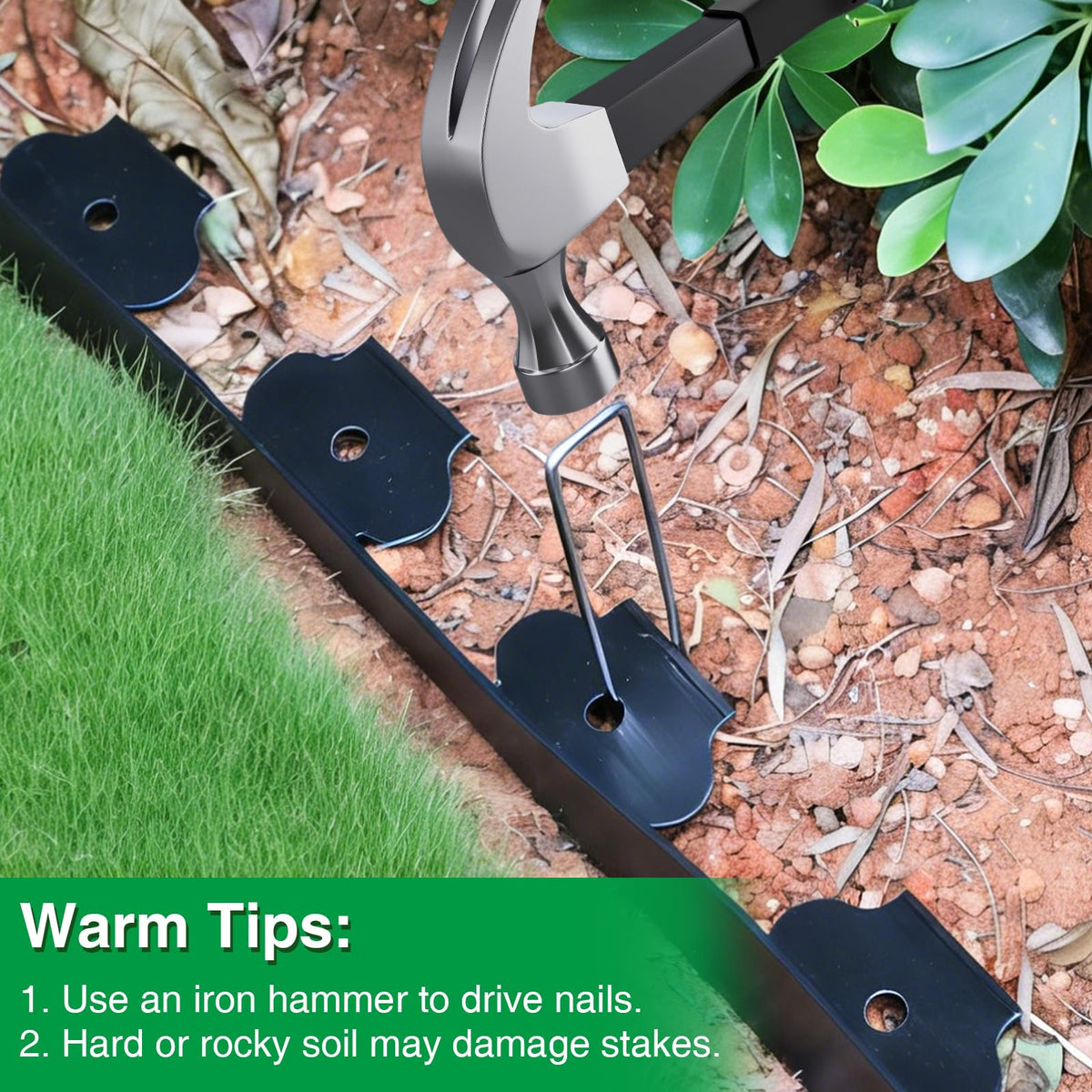 Bonviee edging trim demonstrates a durable border ready for a professional look