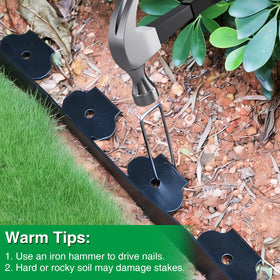 Bonviee edging trim demonstrates a durable border ready for a professional look