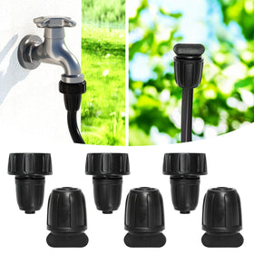 Bonviee faucet adapters provide a secure 3x connection for 5/16 inch irrigation tubing.