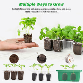 Bonviee seed tray is heat mat compatible for steady warmth