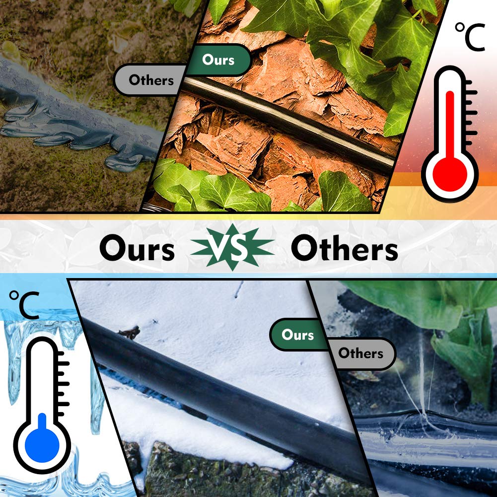 Bonviee tubing as main line or branch enables flexible drip layouts