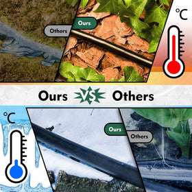 Bonviee tubing as main line or branch enables flexible drip layouts