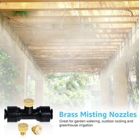 Bonviee Misters UV-resistant tubing withstands sun exposure outdoors