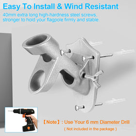 BONWIN aluminium alloy construction for durable, lightweight mounting.
