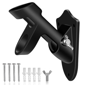 BONWIN aluminium alloy rust-free coating ensures durable outdoor flag mounting.
