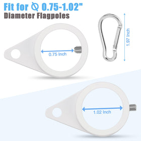 BONWIN aluminum alloy clips stay durable and rust-resistant in wind and rain.