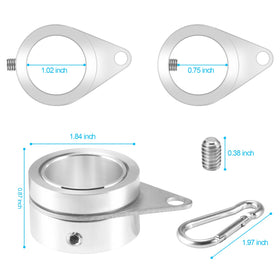 BONWIN aluminum alloy flag hardware resists rust and wear