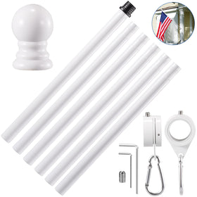 BONWIN anti-wrap rings prevent tangling for easy flag display