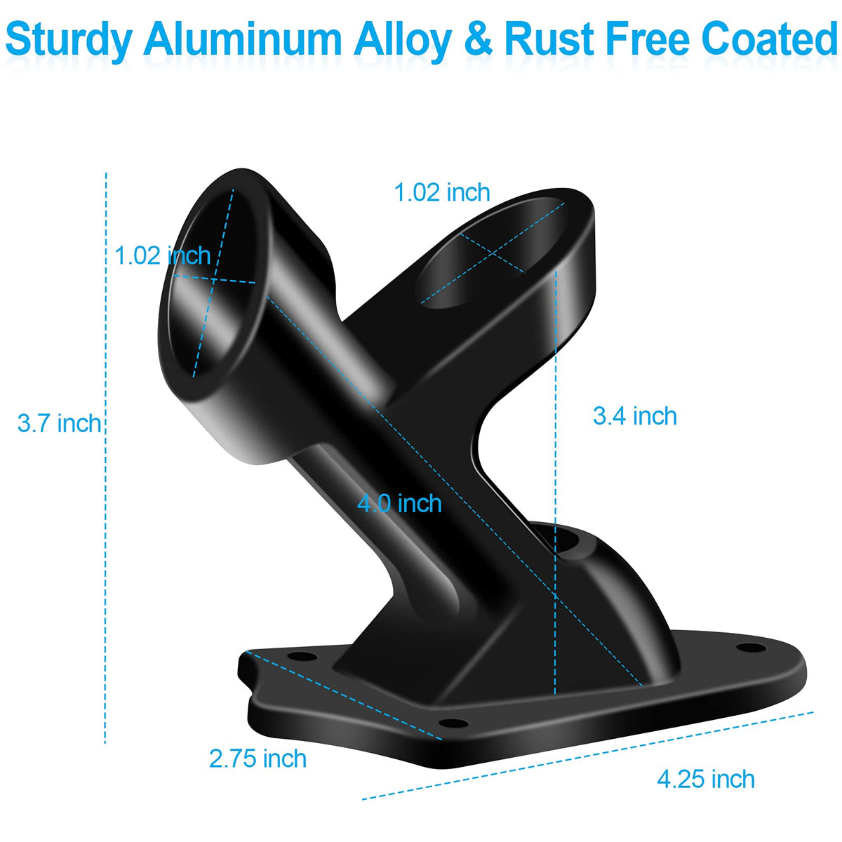 BONWIN aluminum alloy closeup showcases rust-free coating for outdoor durability.