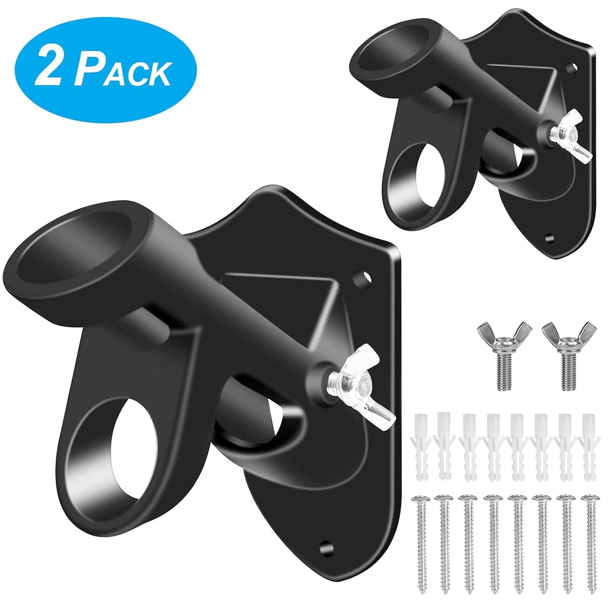 BONWIN wall bracket demonstrates 45-degree angle option for versatile flag displays.