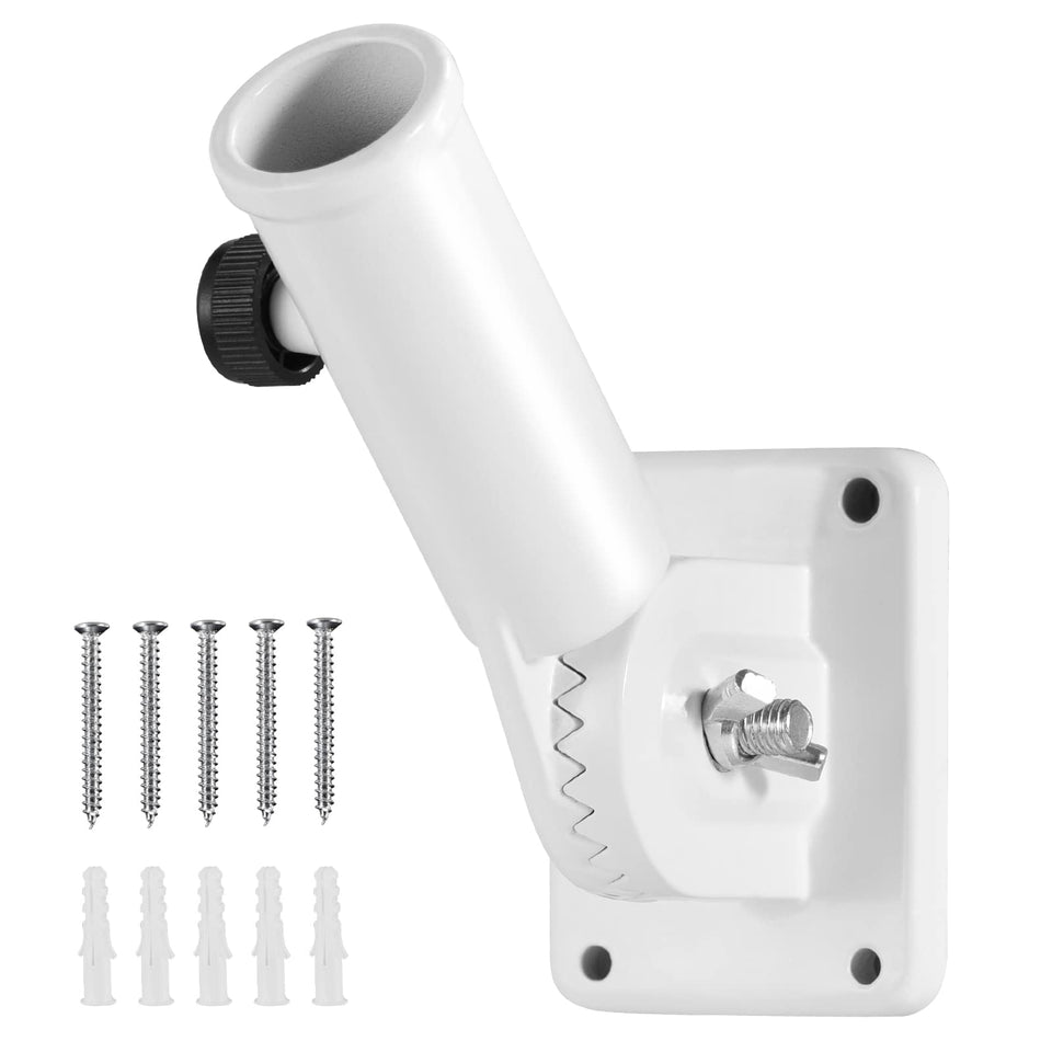 BONWIN flag pole bracket wall mount 1in securely displays your flag outdoors.