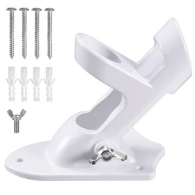 BONWIN 1-Inch flag pole wall bracket for outdoor display with rust-free coating
