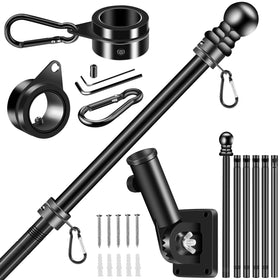 BONWIN flagpole assembly demonstrating secure joints for outdoor mounting