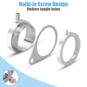 BONWIN carabiners connect grommeted flags securely for quick mounting.