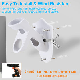 BONWIN hardware kit includes screws, anchors, and butterfly screws for mounting
