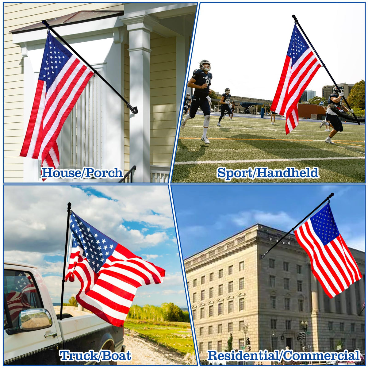 BONWIN flag displayed outdoors for garden or porch use