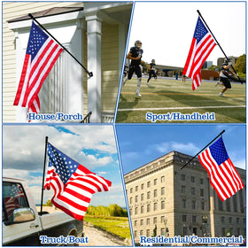 BONWIN flag displayed outdoors for garden or porch use