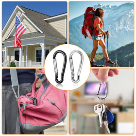 BONWIN multi-use clip for keys, cords, and lightweight gear.