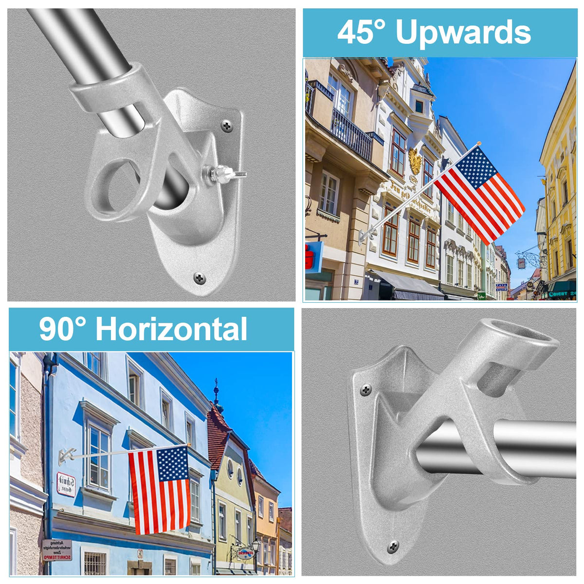 BONWIN outdoor installation suitable for walls, porches, and fences.