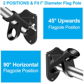 BONWIN weatherproof outdoor flag pole kit in use
