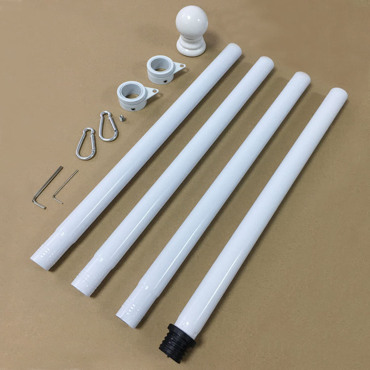 BONWIN porch-ready flagpole kit for easy home installation