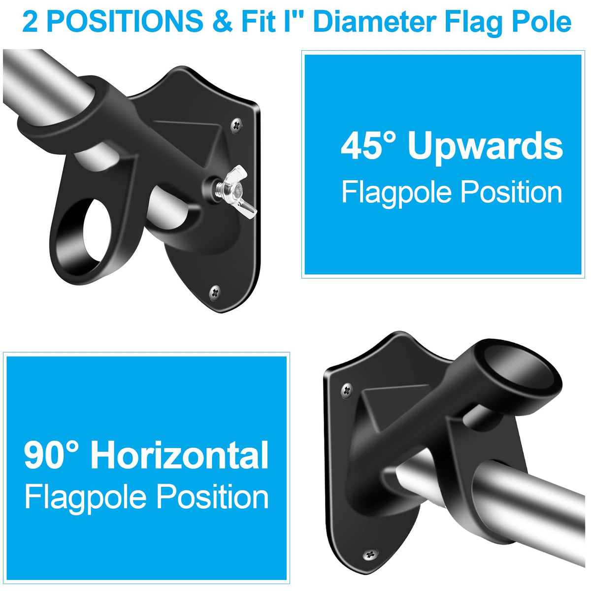 BONWIN portable flag pole option for outdoor events and activities