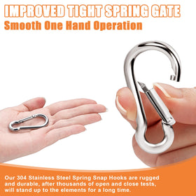 BONWIN silver snap hook ideal for easy flag changes and detachment