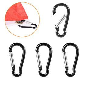 BONWIN spring snap hook aluminum clip demonstrates lightweight, durable performance for outdoor flag display