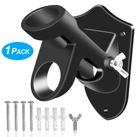 BONWIN two-positions angle adjustment enables vertical or angled flag displays.