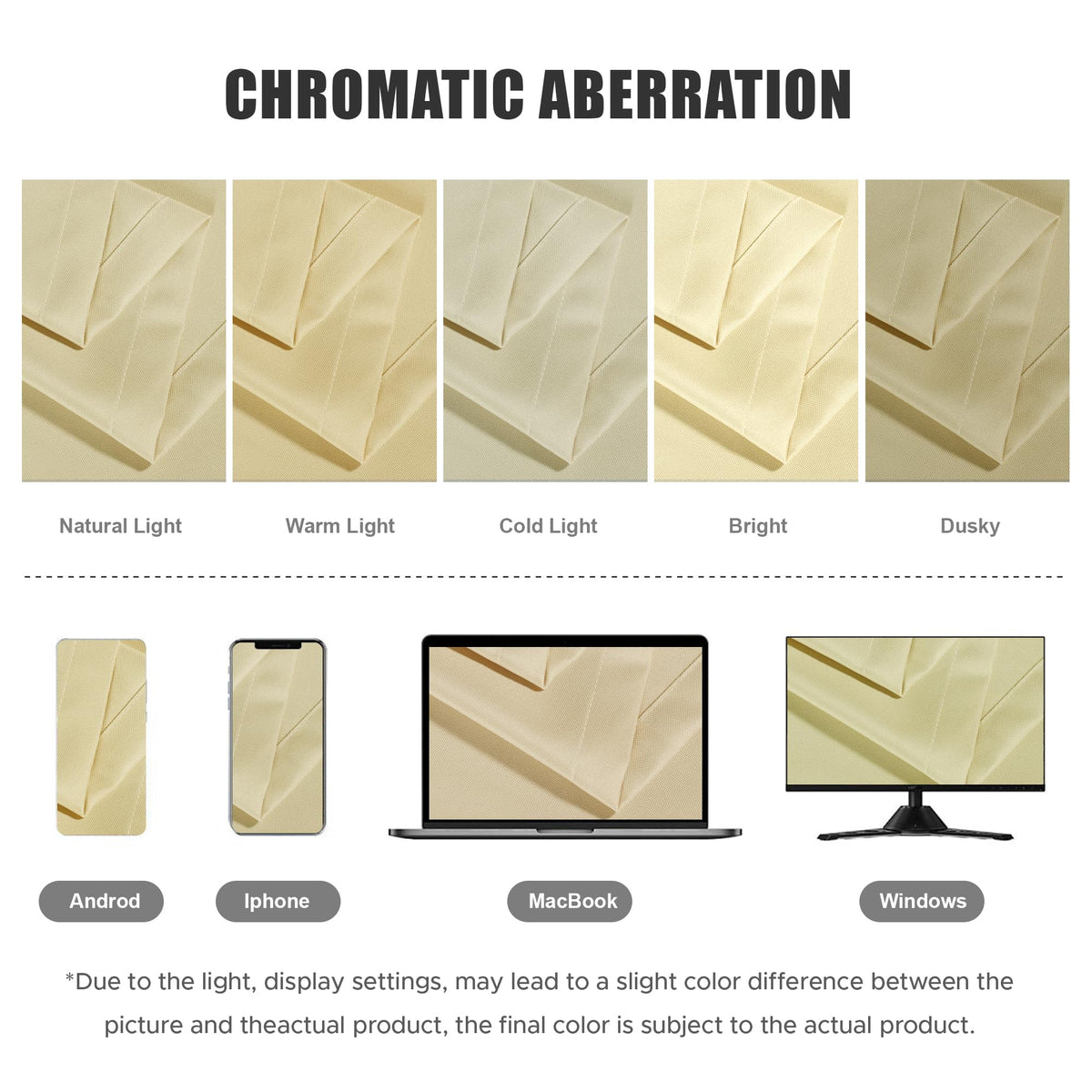 BONZER curtain design stays wind-stable when secured with weights (not included)