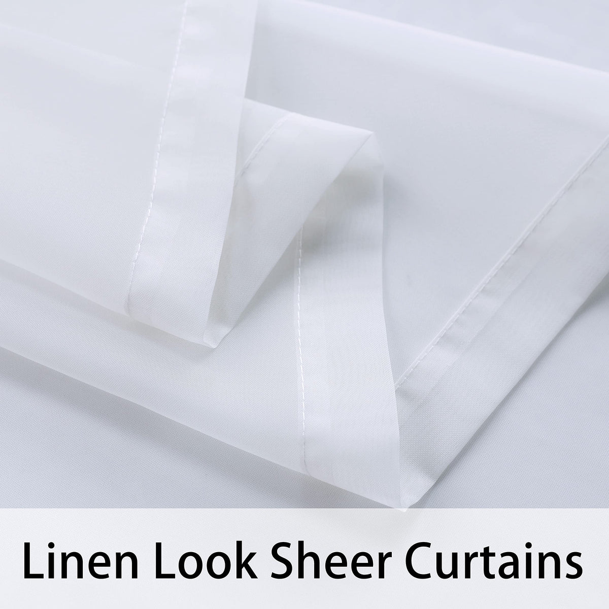 Linen-look fabric adds elegant texture to any space