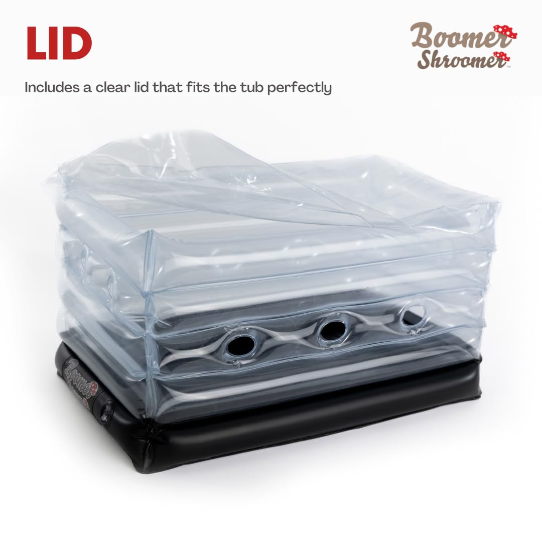 Boomer Shroomer durable reusable plastic for long-lasting mushroom grows.